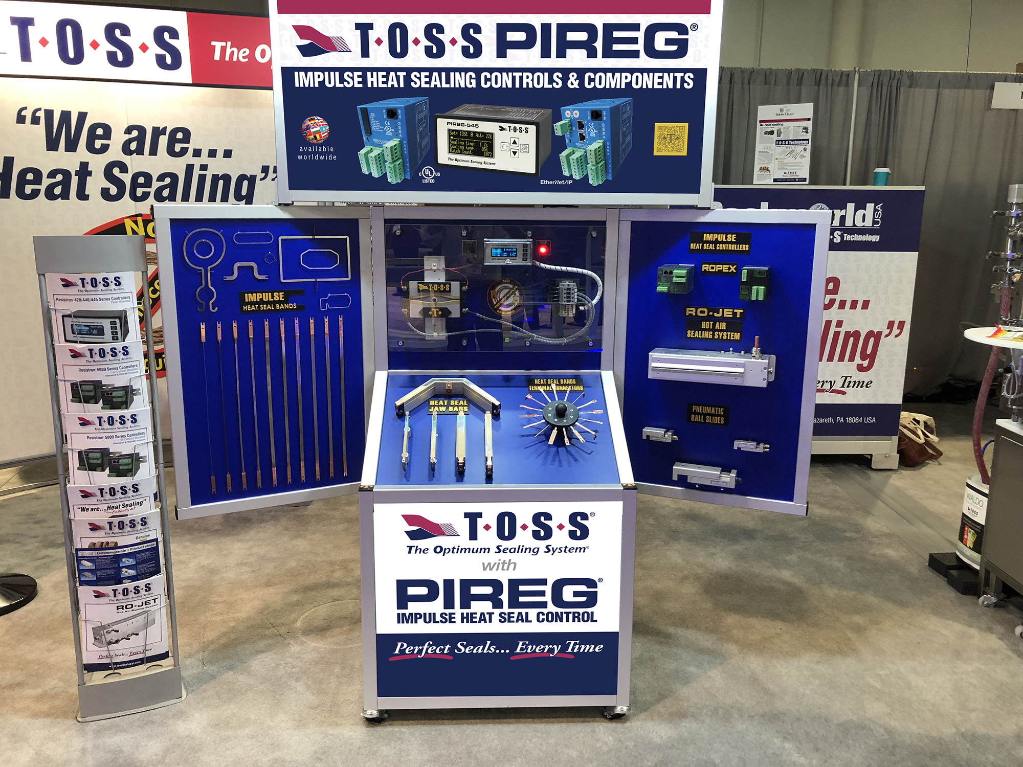 TOSS trade show booth